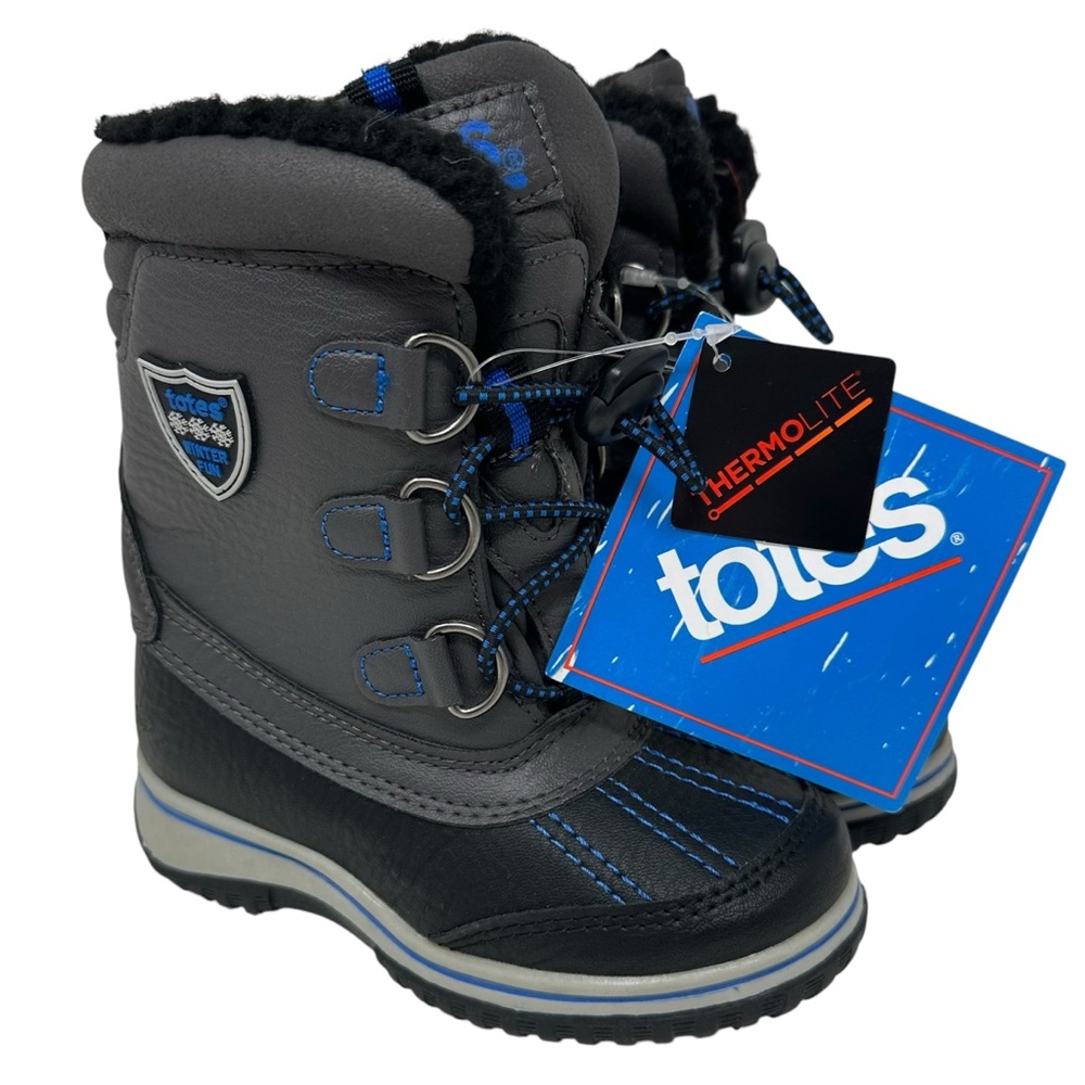 Totes Little Boys 8 David Waterproof Insulated Winter
Snow Boots
